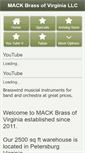 Mobile Screenshot of mackbrass.com