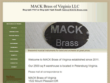 Tablet Screenshot of mackbrass.com